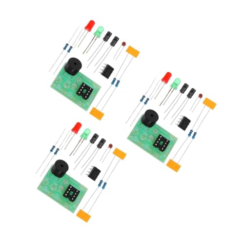 Gatuida 3 Sätze Elektronischer Bausatz Elektronik Bausatz Elektronik Bauteile Anfänger Elektronik Elektronikbausatz Selber Machen Elektronik-lernset Diy-lötübungsset Epoxidharz 3 Stück * 3 von Gatuida