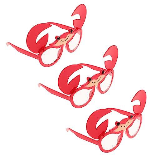 Gatuida 3 Stück Krabbengläser Rave Kostümpartybrille Form lustige Party-Sonnenbrille Spaß Strand tropische sonnenbrille Krabbenbrille lustige partybrillen Neuartige Partybrille Plastik rot Gatuida 3 Stück Krabbengläser Rave Kostümpartybrille Form lustige Party-Sonnenbrille Spaß Strand tropische sonnenbrille Krabbenbrille lustige partybrillen Neuartige Partybrille Plastik rot von Gatuida