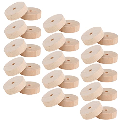 Gatuida 30 Stück Holzräder für DIY Spielzeugautos Runde Holzräder Zubehör für Bastelprojekte für Durchmesser Innendurchmesser Gatuida 30 Stück Holzräder für DIY Spielzeugautos Runde Holzräder Zubehör für Bastelprojekte für Durchmesser Innendurchmesser von Gatuida