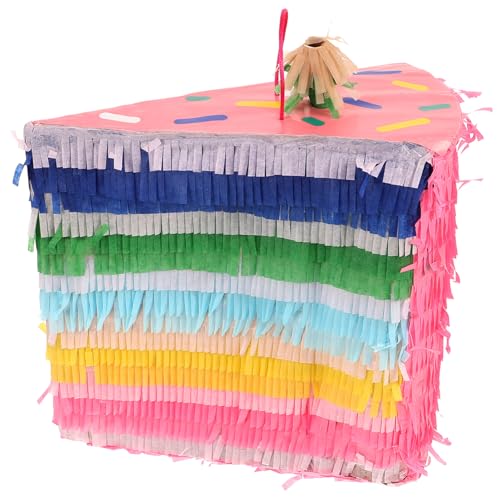 Gatuida 3d-pinata-kuchen Gefülltes Mini-kuchenpinata Pinata Zum Geburtstag Eines Jungen Kuchen Geformt Für Kuchen Kleine Pinata Geburtstagskuchenspielzeug Fiesta Rosa Papier von Gatuida