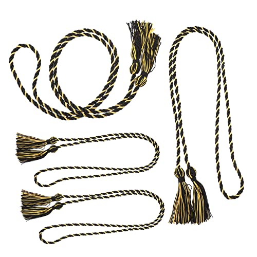 Gatuida 4 Stück Bachelor-Quasten mit Quasten Bast Absolventen Gold Kleid groß für Graduierung geflochtene Schnüre Zierkordel mit Quaste Abschluss der Ehrenschnüre Polyester Gatuida 4 Stück Bachelor-Quasten mit Quasten Bast Absolventen Gold Kleid groß für Graduierung geflochtene Schnüre Zierkordel mit Quaste Abschluss der Ehrenschnüre Polyester von Gatuida