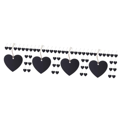 Gatuida 4sets Liebe Kleine Tafel Hanfseil Anhänger Diy Doppelseitige Holztafel Heimdekoration Favorisieren Ausschnitte Weiß Preisschild Scrapbook Beschreibbares Etikett Für Schmuck 40pcs*4 von Gatuida