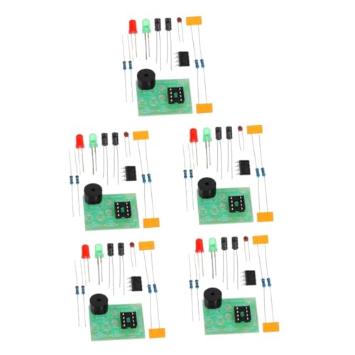 Gatuida 5 Sätze Elektronischer Bausatz Elektronikbausatz Selber Machen Elektronik-lernset Diy-lötübungsset Elektronischer Komponentensatz Epoxidharz 3 Stück * 5 von Gatuida