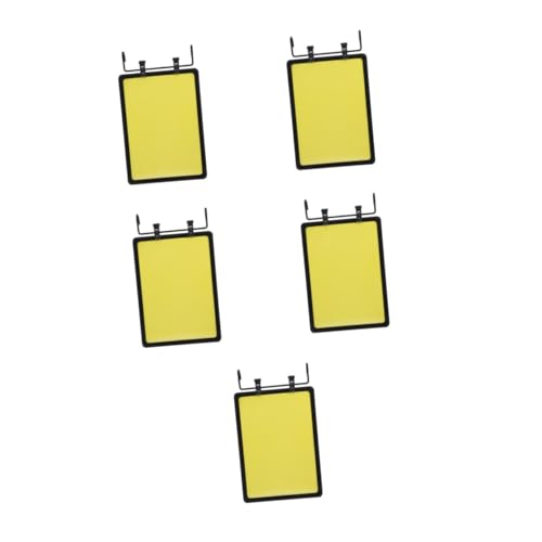 Gatuida 5 Stück Doppelseitige Hängeetiketten Werbeschilder Wiederverwendbare Schilder Beschreibbare Schilder Hängeschilder Schilderhalter Für Unternehmen Schilderhalter Aus von Gatuida