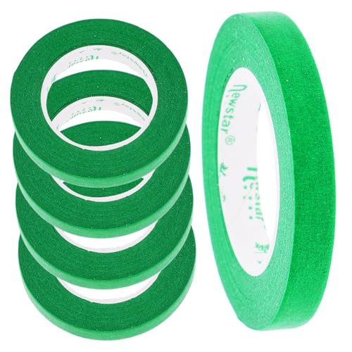 Gatuida 5St Abdeckband wiederverwendbares klebeband Beschriftungspapierband buntes Washi Tape auto sprühband Beschriftungsband Trimmband Klebeband zum Lackieren Bandbeschriftung Green von Gatuida