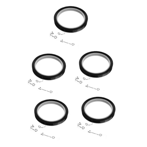 Gatuida 5st Antistatisches Klebeband Doppelseitiges Verpackungsband Leitfähiges Band Sperrband Doppelseitiges Klebeband Festes Band Antistatisches Warnband Abdeckband Emi-abschirmband Hoch von Gatuida
