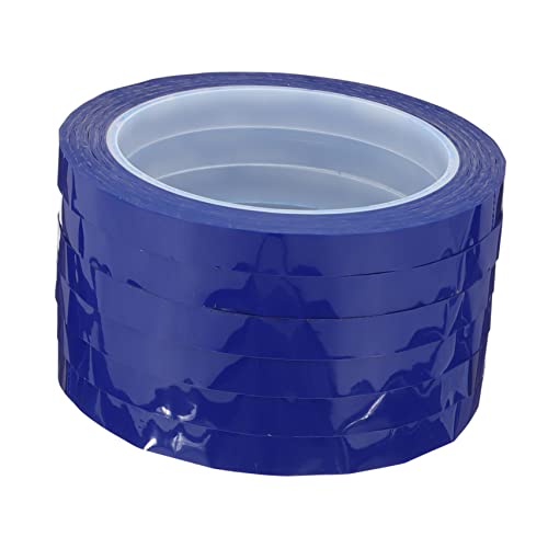 Gatuida 6 Rollen Klebeband Bandspender schwarzes Band elektrisch sich bewegendes Band sealing tape dichtbänder Hitzebeständiges Isolierband wasserdichtes Isolierband das Haustier Blue von Gatuida