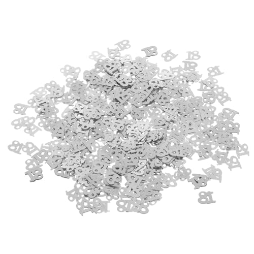 Gatuida 600Stück Silbernes Einfarbiges Tischkonfetti für Geburtstagsfeiern Digitales Konfetti für Partydekoration Glänzend und Glitzernd für Hochzeiten und Feste Gatuida 600Stück Silbernes Einfarbiges Tischkonfetti für Geburtstagsfeiern Digitales Konfetti für Partydekoration Glänzend und Glitzernd für Hochzeiten und Feste von Gatuida