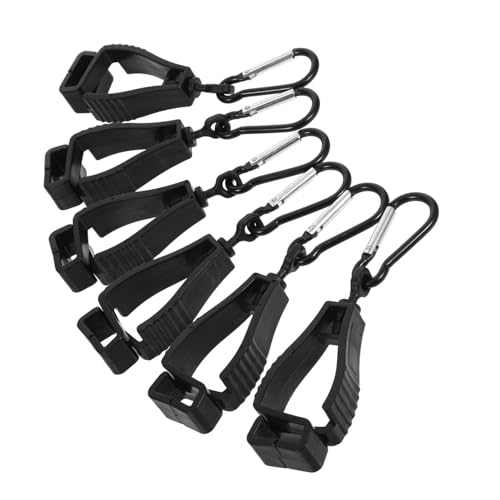 Gatuida 6st Handschuhhalter Bauhandschuhclip Handschuhklammern Für Das Bauwesen Klemmen Für Kletterhandschuhe Arbeitshandschuh-cliphalter An Der Hose Bauhandschuhklemme Black Plastik von Gatuida