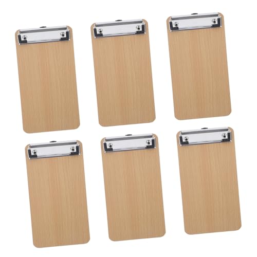 Gatuida 6st Plankenklemme Office-dokumentenklammern Gastserverplatine Büro-klemmbrett Büro-schreibtafel Klemmbretter Für Das Klassenzimmer Reißbrett-clips Low-profile-clip Kasse Khaki von Gatuida