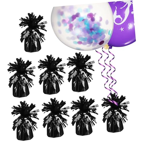 Gatuida 8 Stück Gewichte Für Partyballons Ballongewichte Für Feiertage Party-schweres Ballongewicht Gewichte Für Hochzeitsballons Gewicht Des Geburtstagsballons Das Haustier Black von Gatuida