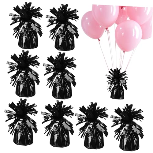 Gatuida 8 Stück Party-schweres Ballongewicht Ballongewichte Ballonanhängergewichte Hochzeitsballon-accessoire Ballonzubehör Ballonbogengewichte Gewichte Für Partyballons Black Das Haustier von Gatuida