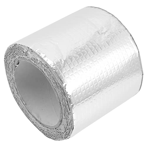 Gatuida Butylband Aus Aluminiumfolie Reparatur Von Markisenbändern Rand Spender Streifen Leitung Proofing Klebrig Dach Braunes Klebeband Betonreparatur Fenster Türsiegel Trockenbau Silver von Gatuida