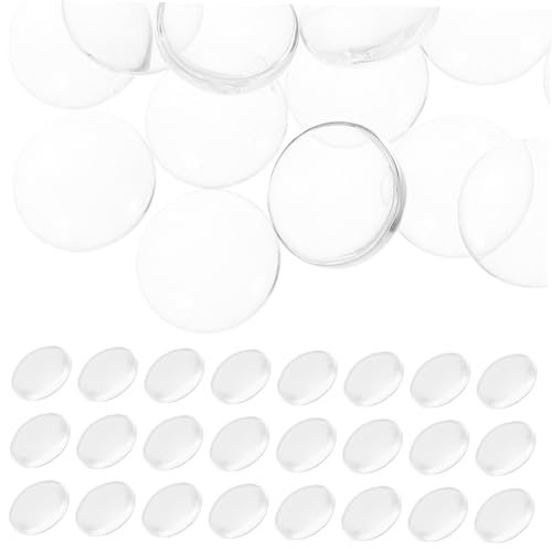 Gatuida Glasfleck Saugnäpfe Für Glastischplatten Cabochons Mit Flachem Rücken Zubehör Für Glascabochon Glassteine ​​zum Basteln Cabochons Zur Schmuckherstellung Klare Cabochons Transparent von Gatuida