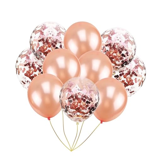 Gatuida Gold Konfetti Luftballons Und Klare Ballons Mit Goldglitter Partydekoration Für Geburtstag Hochzeit Und Besondere Anlässe Konfetti Ballons von Gatuida