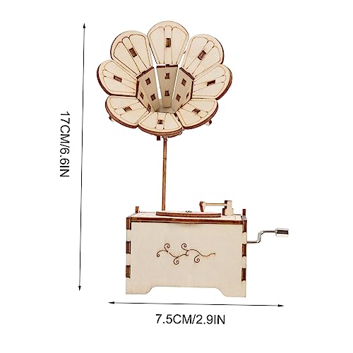 Gatuida Handgefertigte DIY Spieluhr aus Hochwertigem Holz Stabiles Material Einzigartiges Mechanisches Musikbox Modell Kreatives Bastelset für Dekoration Klassische Melodie Spieluhr Gatuida Handgefertigte DIY Spieluhr aus Hochwertigem Holz Stabiles Material Einzigartiges Mechanisches Musikbox Modell Kreatives Bastelset für Dekoration Klassische Melodie Spieluhr von Gatuida