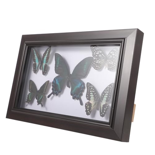 Gatuida Heimdekoration Schmetterling Bilderrahmen wandhängendes Exemplar Musterdekor home decoration home dekoration frame butterflies butterfly Musterhandwerk Exemplar Anhänger hölzern von Gatuida