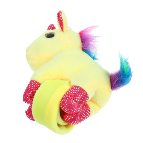 Gatuida Kuscheltier Einhorn Schlagarmband Flauschiges Cartoon Armband Als Originelles Gastgeschenk Für Partys Und Veranstaltungen Bunten Farben von Gatuida