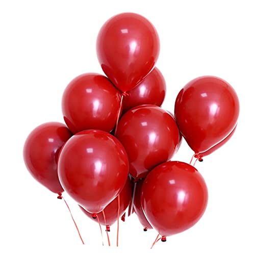 Gatuida Latexballons Edelsteinrot Matte Dekorative Luftballons Für Geburtstagsfeiern Hochzeiten Und Partys Perfekte Raumdekoration Für Festliche Anlässe von Gatuida