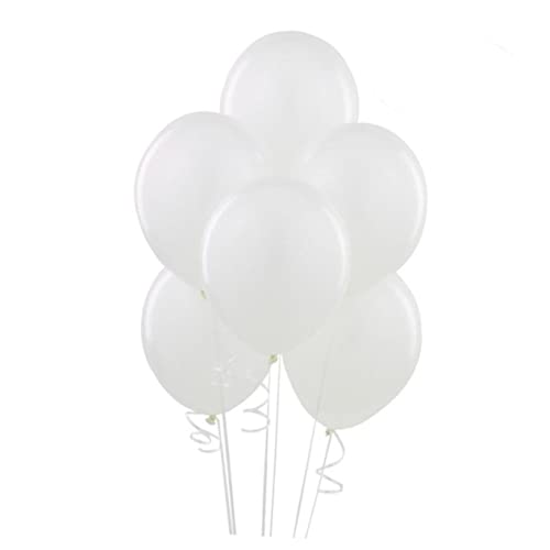 Gatuida Perlglanz Luftballons Weiß Dekorative Ballons Für Geburtstagsfeiern Hochzeiten Und Partys Hochwertiger Latex Dekorationsballon Für Festliche Anlässe von Gatuida