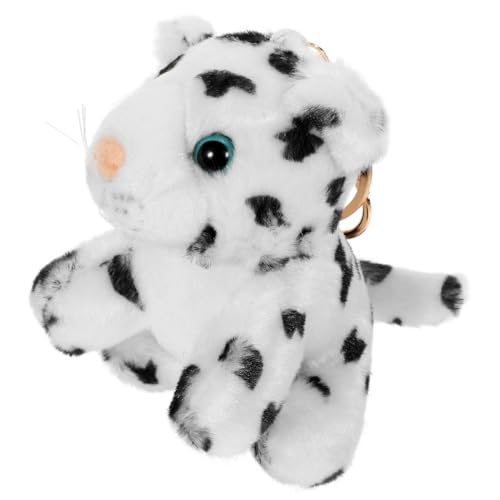 Gatuida Plüsch Schlüsselanhänger Giraffen Schlüsselanhänger Ausgestopfter Leoparden Anhänger Mini Leoparden Puppe Rucksack Handtaschen Anhänger Plüsch Leoparden Schlüsselanhänger von Gatuida