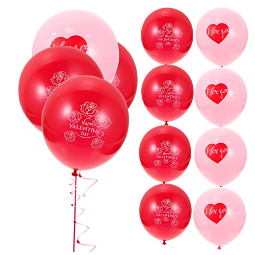 Gatuida Valentinstag Luftballons Dekorationsballons Für Hochzeit Und Verlobung Partybedarf Für Valentinstagsfeier Und Geburtstagsfeiern Bunte Latexballons von Gatuida