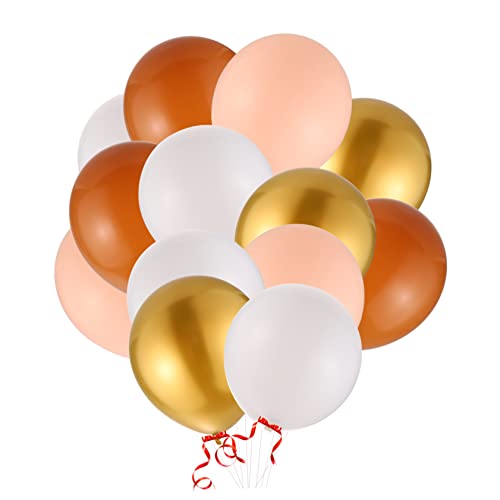 Gatuida Vintage Abschlussballons Dekoration Für Graduationsfeiern Geburtstagsfeiern Und Partys Kaffeefarbene Latexballons Für Kreative Szenenlayouts von Gatuida