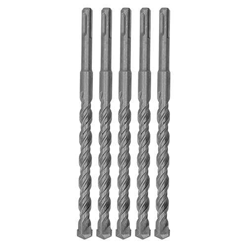 Gavigain 5-teiliges Steinbohrer-Set, Schlagbohrer mit Hartmetallspitze, Bohrhammer-Bit, 2-schneidige Spiralbohrer für Beton, Stein, Hartmetallbohrer-Set für Glas, Ziegel (14mm) von Gavigain