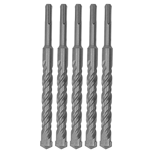 Gavigain 5-teiliges Steinbohrer-Set, Schlagbohrer mit Hartmetallspitze, Bohrhammer-Bit, 2-schneidige Spiralbohrer für Beton, Stein, Hartmetallbohrer-Set für Glas, Ziegel (18mm) von Gavigain