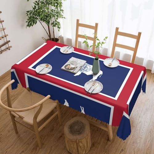 GaxfjRu Wyoming State Flag Klassische elegante Polyester-Tischdecke, rechteckig, knitterarm und gefärbt, waschbare Tischdecke von GaxfjRu