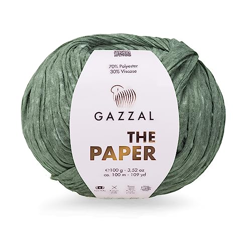 Gazzal The Paper Garn zum Stricken und Häkeln (3967) von Gazzal