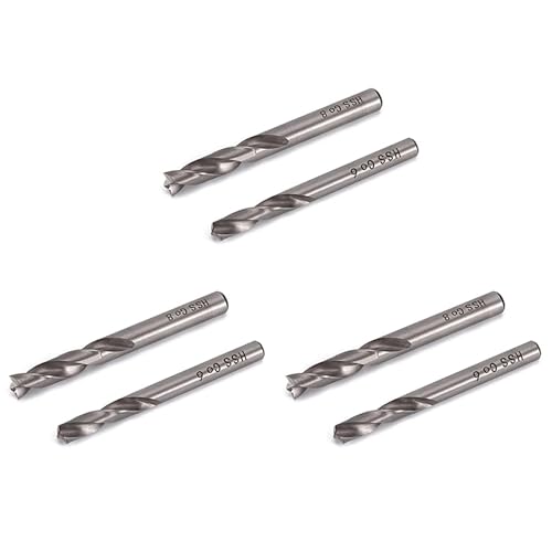 Gbloodst 6 StüCk SchweißEn Bohrer Bit Set HSS Co GeschweißTe Cutter Trennen Platten Loch Schneiden Bits, 6Mm 8Mm von Gbloodst