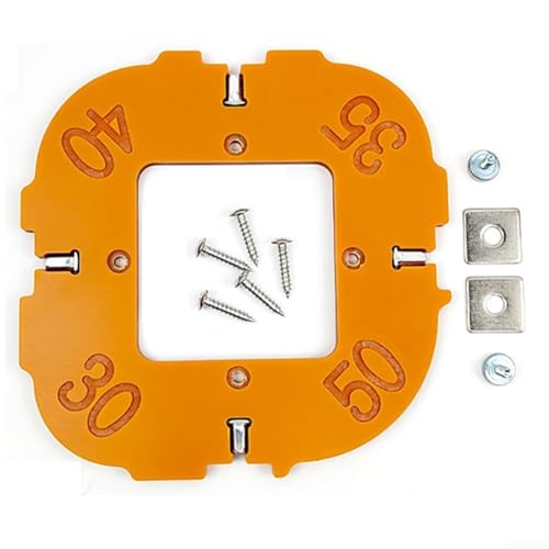 Router Tisch-Eckschablone für R15, R20, R25, R30, Radiusschnitte in Holzbearbeitungsprojekten (R30-50) von Gdfnmogo