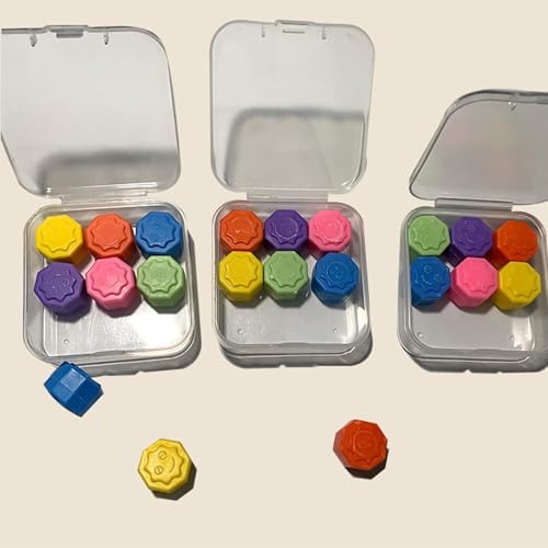 24 Stück Gonggi Traditionelles Koreanisches Spielspiel Gonggi Jack Jack Stein-Kieselstein-Set Mit Box,Gonggi Jack Stone Pebbles Set - Hand-Auge-Koordinations-Trainingsspielzeug, Steinwurfspiel von Gdnhovfnxe