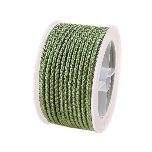 GeOinQL Perlenschnüre, 6.56Feet Nylon Thread Twine Beading Cord 3mm Braided Nylon Crafting String Rope Roll Macrame Cord for Bracelets Jewelry Making DIY Crafts(21) von GeOinQL