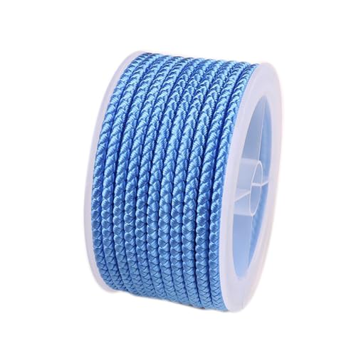 GeOinQL Perlenschnüre, 6.56Feet Nylon Thread Twine Beading Cord 3mm Braided Nylon Crafting String Rope Roll Macrame Cord for Bracelets Jewelry Making DIY Crafts(38) von GeOinQL