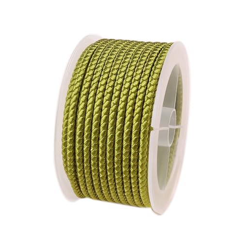 GeOinQL Perlenschnüre, 6.56Feet Nylon Thread Twine Beading Cord 3mm Braided Nylon Crafting String Rope Roll Macrame Cord for Bracelets Jewelry Making DIY Crafts(42) von GeOinQL