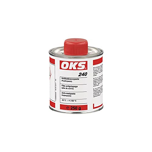 OKS Antifestbrennpaste, Kupferpaste 240 mit MoS2 kupferbraun Pinseldose 250g 10 Stk von Geakv