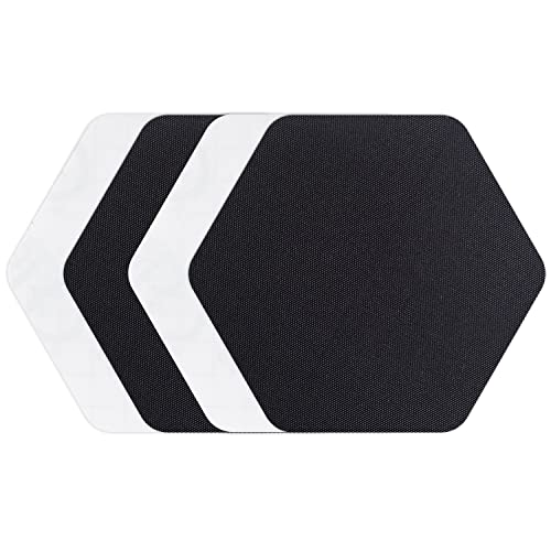 GEAR AID Tenacious Tape Hex 6,3 cm Formen, Nylon-Outdoor-Gewebe, Vinyl-Reparaturflicken, abziehen und aufkleben, um Löcher und Verbrennungen in Daunenjacken, Regenausrüstung, Zelten, Planen und mehr von Gear Aid