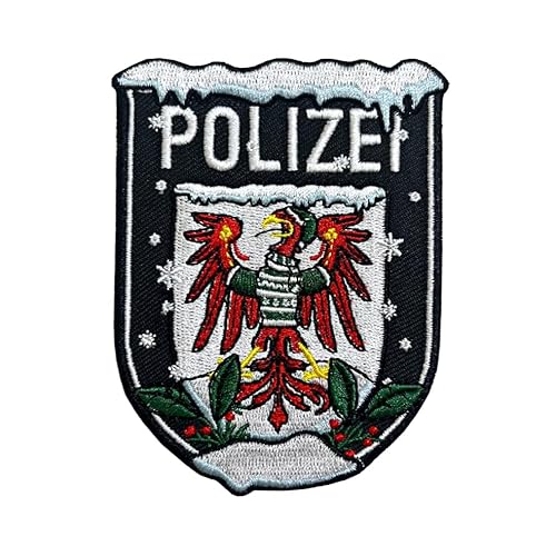 Polizei Xmas Brandenburg Textil Patch mit Klett Weihnachtsdesign von Gearbuddies