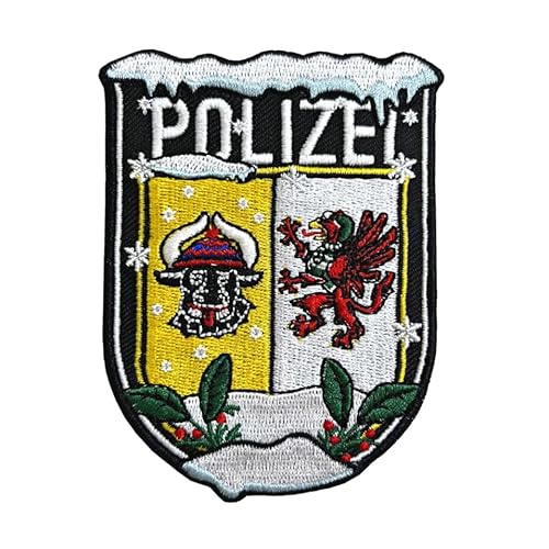 Polizei Xmas Mecklenburg-Vorpommern Patch mit Klett Weihnachtsdesign von Gearbuddies