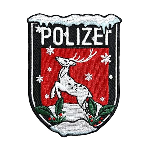 Polizei Xmas Niedersachsen Textil Patch mit Klett Weihnachtsdesign von Gearbuddies