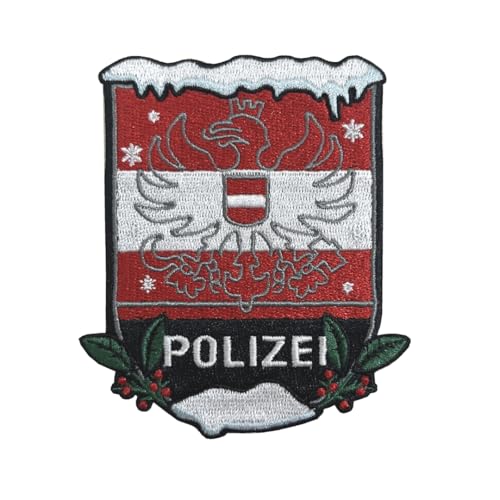 Polizei Xmas Österreich Version II Textil Patch mit Klett Weihnachtsdesign von Gearbuddies