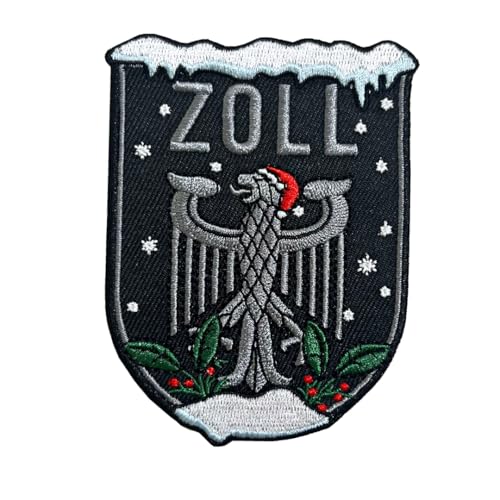 Zoll Xmas Textil Patch mit Klett Weihnachtsdesign von Gearbuddies