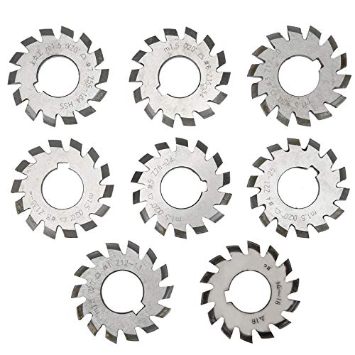 HOCHGESCHWINDIGKEITS-STAHLZAHNRADFRÄSER INDUSTRIELIEFERUNG M1,5 20° 5MM 6MM ZUM ZAHNRADFRÄSEN von Gearwell