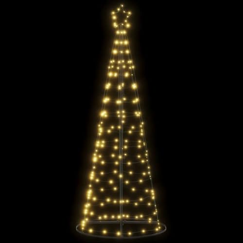 Gecheer Weihnachtsbaum Kegelform 200 LEDs Dekoration Weihnachtskegelbaum Lichterbaum Innen Außen Weihnachtsdeko Beleuchtung Lichterkette Weihnachtsbaum Dekobaum Warmweiß 182 cm von Gecheer