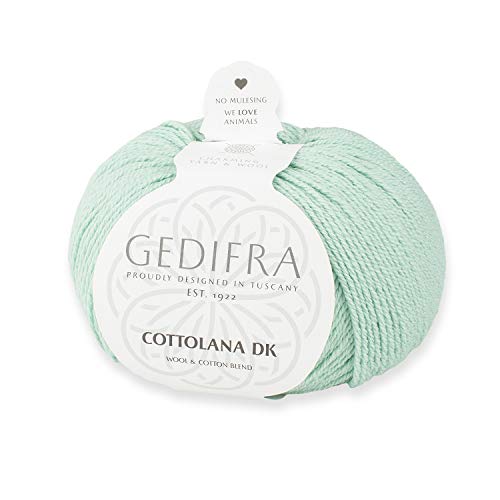 Gedifra 9810037-02505 Handstrickgarn, Wolle, 50% Baumwolle, 2505, onesize von Gedifra