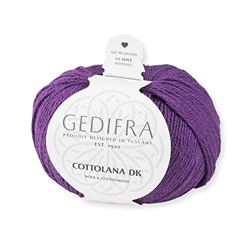 Gedifra 9810037-02513 Handstrickgarn, Wolle, 50% Baumwolle, 2513, onesize von Gedifra