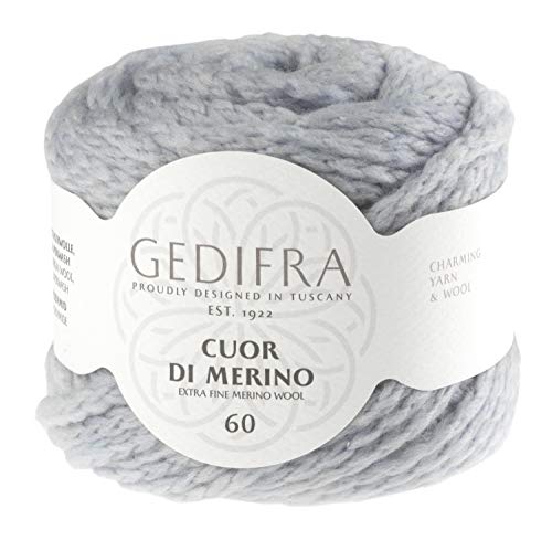 Gedifra Cuor Di Merino 60 9810003-00218 flieder Handstrickgarn, Merinowolle, Schurwolle von Gedifra