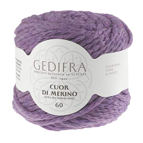 Gedifra Cuor Di Merino 60 9810003-00224 orchidee Handstrickgarn, Merinowolle, Schurwolle von Gedifra